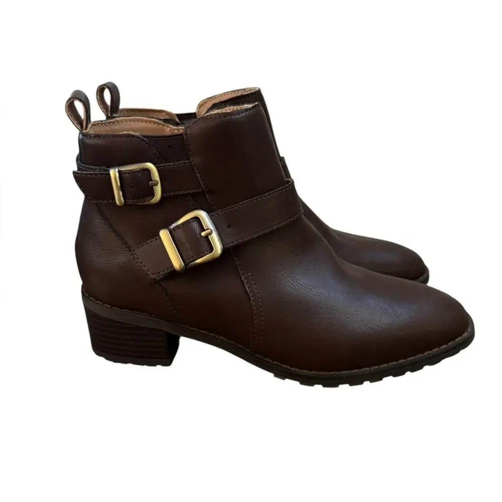 NWOT Blondo Shantel Waterproof Brown Ankle Boots – Sz 8.5M